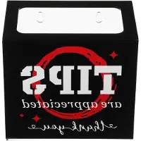 LTPRTZ Acryl-Spendenbox – Spardose für Spenden – Geldspende – UV-Druck auf Acryl – 15 x 13,5 x 10 cm – Mehrfarbig