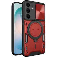 Techsuit - CamGuard Pro Hülle mit Kameraschutz für Samsung Galaxy S26 Plus – rot