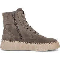 Gabor Damen Erwachsene Mid Cut 8014.03.001 Weite F Reißverschluss Wildleder brau