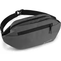 Unyqoos Bauchtasche wasserdicht, große Gürteltasche für Herren & Damen mit Flaschenfach und Schlüsselhalter – sportlich als Hüft-, Schulter- oder Brusttasche zum Laufen & Camping