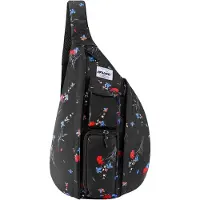 Unyqoos Sling-Rucksack Tropfenform 40 x 40 cm – Uni Umhängetasche mit Brusttasche, Polyester-Komposit, 5 Fächer, diebstahlsicher, ergonomischer Rücken für Arbeit & Reise