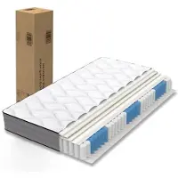 Markenlos Taschenfederkernmatratze H3 7 Zonen – 1000 Federn, 20 cm Höhe, Lyocell Bezug, , 180x200 cm