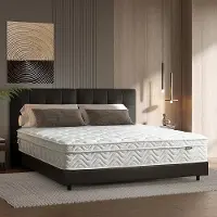 Markenlos Matratze 160x200, Höhe 26cm 7-Zonen Federkernmatratze Orthopädische Taschenfederkernmatratze mit Hochwertigem Komfortschaum/Härtegrad H2&H3/Rückenentlastende/