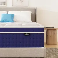 Markenlos Matratze 160 x 200cm, 36cm Federkernmatratze H3 Höhe 7-Zonen Orthopädische Taschenfederkernmatratze mit Comfort Memory-Schaum Schicht, , 101Nächte Probeschlafen