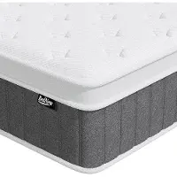 Markenlos Matratze 180 x 200cm, 26cm Federkernmatratze H3 Höhe 7-Zonen Orthopädische Taschenfederkernmatratze mit Comfort Memory-Schaum Schicht,101Nächte Probeschlafen, ,