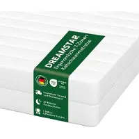 Markenlos Easy Flex 7-Zonen Matratze 180x200 cm | H3&H4 | Ergonomische Kaltschaummatratze | Hypoallergen & Antibakteriell | Bezug abnehmbar & waschbar |  | (21cm, 180 x 200 cm)