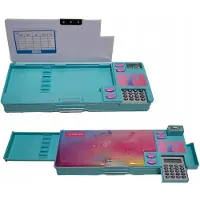 Astra Doppel-Etui mit Taschenrechner und Anspitzer