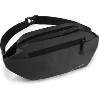 Unyqoos Gürteltasche für Damen & Herren – wasserdichte, große Bauchtasche mit Flaschenhalter, 4 Fächer, verstecktes Rückfach & Schlüsselhalter, Crossbody für Sport, Wandern, Reisen