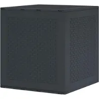 LTPRTZ Aufbewahrungsbox für den Garten – Outdoor-Aufbewahrungsbox – Zur Aufbewahrung von Gegenständen – Wetterbeständiges Polypropylen – 55 x 53 x 57 cm – Anthrazit