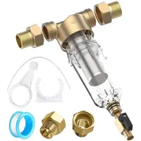 Dripio Rückspülfilter Vorfilter 1 Zoll Edelstahl für Garten und Hauswasser