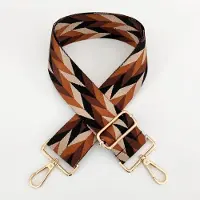 Merkloos Verstellbarer Schultergurt, 75-130 cm - 5 cm breiter Schulterriemen - Mehrfarbiger Taschenriemen - Abnehmbarer Riemen - Strapazierfähiges Baumwollmaterial - Bequemer Umhängeriemen - Taschenband