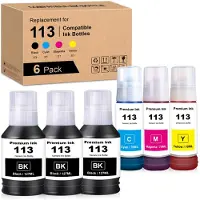 OEM 113 Pigmenttinte Multipack 6x für Epson ET-5850, ET-5150 u.v.m.