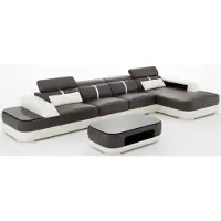 AEA Luxus Graue Wohnlandschaft L-Form Ecksofa Couchtisch Design Modern Stil