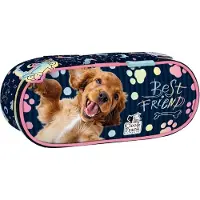 Derform Cleo & Frank Federmäppchen mit Golden Retriever Motiv