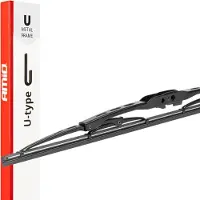 Amracing Universeller 13" Metallrahmen Scheibenwischer U-Typ 330 mm AMIO-04003