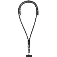 Conceptronic ETTA12B15 USB 2.0 Lanyard-Kabel, USB-C-Stecker auf USB-C-Stecker, PD 60W, 3A, verstellbare Länge, 1,5m, 1,5 m, USB C, USB C, USB 2.0, 0,48 Gbit/s, Schwarz