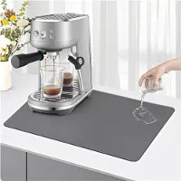 LTPRTZ Abtropfmatte - Küchenmatte - Geräte Trocken - Super feuchtigkeitsbeständig - 40x70cm - Grau