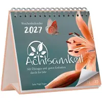Sonstige Verlage Achtsamkeit Wochenkalender 2027: Mit Übungen und guten Gedanken durch das Jahr