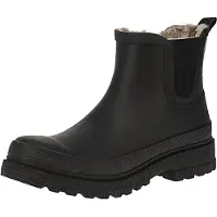 Verbenas 9302181199 Lua Fur Smooth - Damen Chelsea Boots - Black-Black, Größe:37 EU