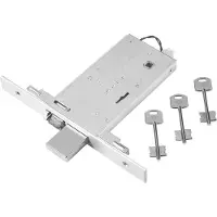 FEB ELETTRICA Elektronisches Türschloss mit doppelter Verriegelung, für Türen aller Art, Artikel 6973/6993 FEB E90 - Verpackung: 185x81 mm