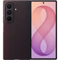 Samsung Galaxy Z Fold8 Ultra Carbon Backcover mit Magnet Rot