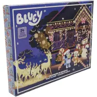CYPBRANDS Bluey Adventskalender 24 Überraschungen Kindergeschenk offizielle Marvel-Lizenz Aktivitäten und Spielzeug Weihnachten für Jungen und Mädchen