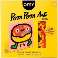 Liangpin Jiazuo Pom Pom Art donut - buntes Kunsthandwerk - kreativer Spaß - Omy France - FastShopping