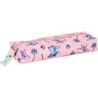OEM Rechteckiges Federmäppchen für Kinder, 22x7x40 cm, Pastellrosa