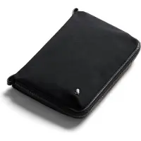 Merkloos Reiseetui Reiseorganizer Technik-Organizer - 190 x 140 x 30 mm - Aus recyceltem Nylon - Schwarz - Für Technik, Dokumente und Reiseutensilien