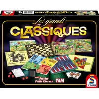 Merkloos Spielset Gesellschaftsspiel Brettspiel - Klassisch - Mehr als 50 Spiele - Für die ganze Familie
