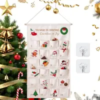 Merkloos Adventskalender Adventskalender Kerzen - Zum Abzählen der Tage bis Weihnachten