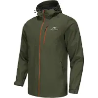 Merkloos Regenjacke für Damen mit Kapuze, wasserdicht und atmungsaktiv, leichte Jacke für Outdoor-Aktivitäten