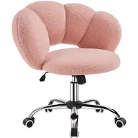 Merkloos Bürodrehstuhl Schreibtischstuhl Drehstuhl - Rosa - belastbar bis 136 kg - Wolkenform - Für Schlafzimmer, Wohnzimmer und Büro