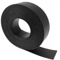 Merkloos Gummistreifen Neopren Gummiprofil 25 x 1,5 mm x 12 m schwarz für Dichtungen und Bodenschutz