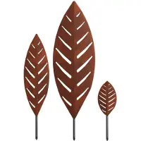 Syfax Gartenstecker 3 stk. 116,5 x 35 x 3 cm Wetterfeststahl