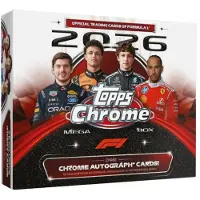 Topps 2026 Chrome Formula One Mega Box Englisch