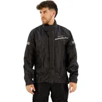 REV'IT! Revit Cyclone 2 H2o Regenjacke Schwarz M Mann Schwarz M