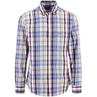 Fynch&Hatton Langarmhemd kariert, mit Knopfleiste und Button-Down-Kragen