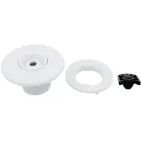 Bevo Flotide Verstellbare Einlaufdüse ABS 50 mm 2" Klebemuffe Außengewinde Weiß 14 mm Düse