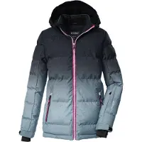 Killtec Mädchen Skijacke/Ski-Steppjacke mit Kapuze und Schneefang KSW 330 GRLS S