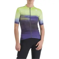 Sportful Damen-Radtrikot Flow Supergiara-Lila/Lime-S