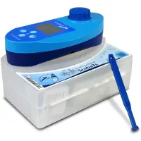Merkloos Elektronischer Pooltester Wassertester Pooltester - 11 Parameter - NFC - IPX7 wasserdicht - Germany
