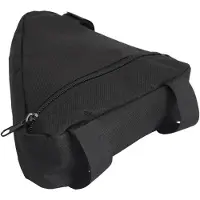 Markenlos Fahrrad-Rahmentasche Oberrohr Handytasche wasserdicht 27 x 19 x 5,5 cm schwarz
