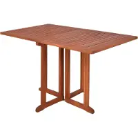 Merkloos Balkontisch – Eukalyptenholz – 120 x 70 cm – Klappbar – Rechteckig