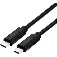 Value USB4 Gen3x2 Kabel, C–C, ST/ST, 8K UHD-2, 40Gbit/s, 100W, schwarz, 0,8 m