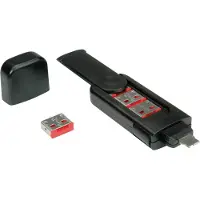 Roline USB Typ A Port Blocker, 4x Schloss und 1x Schlüssel