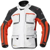 Held Carese II Motorrad Textiljacke, grau/orange, XS