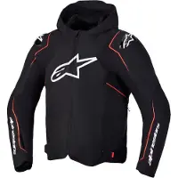 Alpinestars Zaca V2 wasserdichte Motorrad Textiljacke, schwarz/rot, 4XL