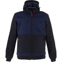 Helstons Soft Air Mesh Motorrad Textiljacke, schwarz/blau, S