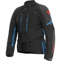 Dainese Super Adventure Absoluteshell S26 wasserdichte Motorrad Textiljacke, schwarz/blau, 46